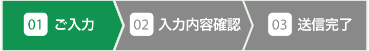 お問合せの流れ（入力）